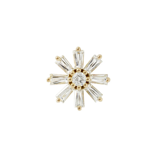 DELIAH BAGUETTE FLOWER - THREADLESS END *PRE-ORDER* Buddha Jewelry