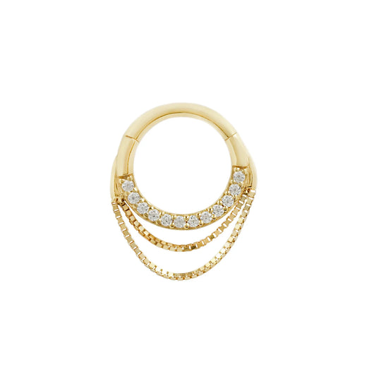 TEMPESTE + DIAMOND - CLICKER RING *PRE-ORDER* Buddha Jewelry