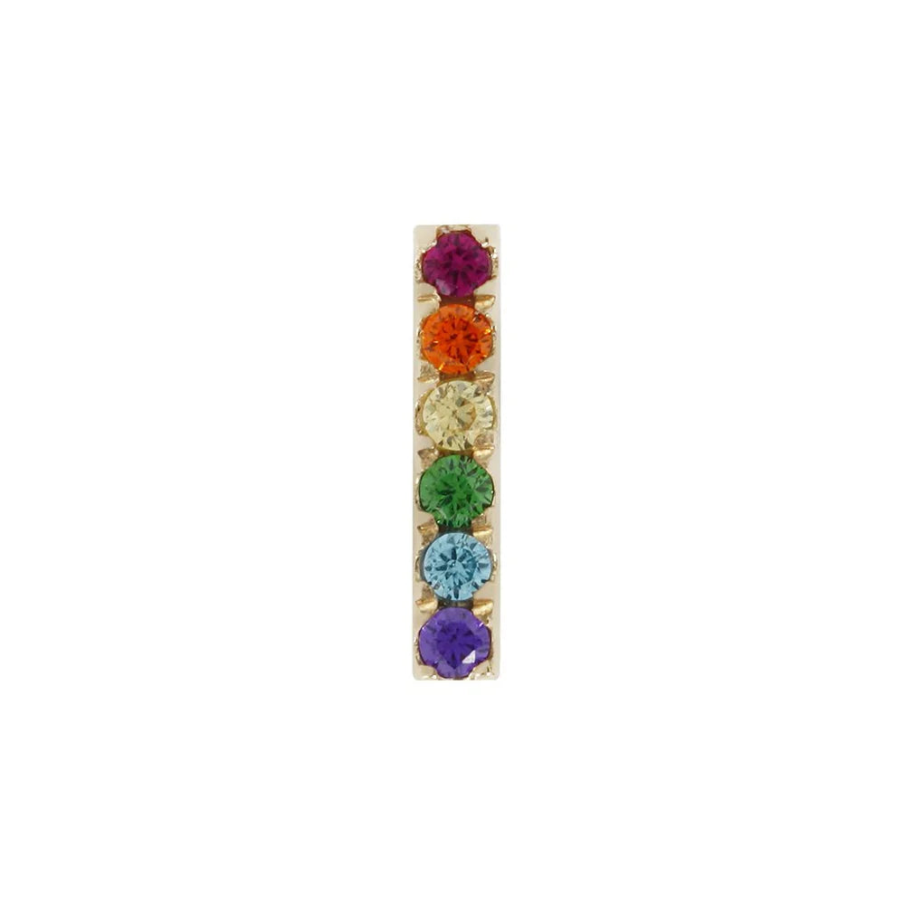 RAINBOW ROWE - THREADLESS END *PRE-ORDER* Buddha Jewelry