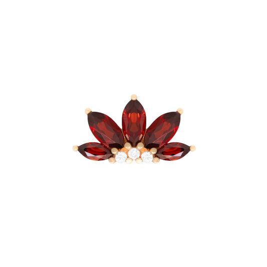 VALENTINA + GARNET - THREADLESS END *PRE-ORDER* Buddha Jewelry