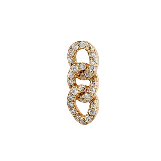 CHAINLINK + DIAMOND - THREADLESS END *PRE-ORDER* Buddha Jewelry