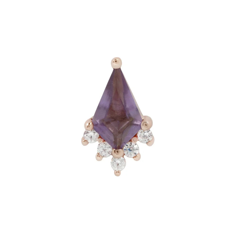 NOBLE AMETHYST - THREADLESS END *PRE-ORDER* Buddha Jewelry