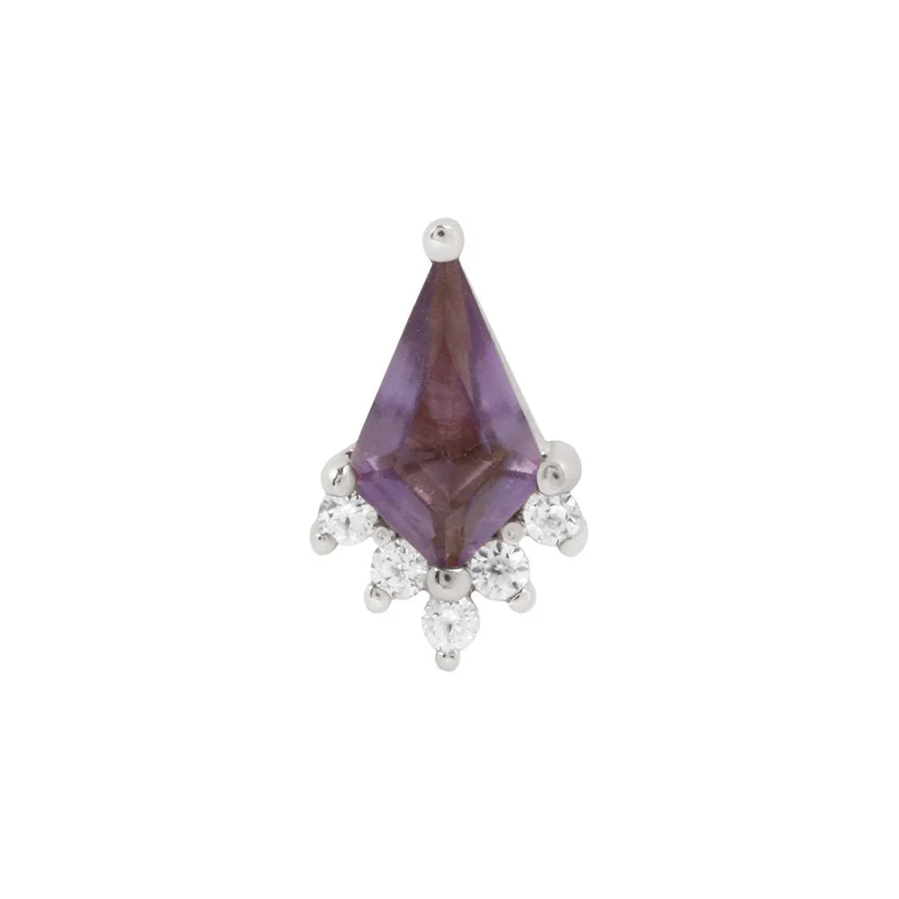 NOBLE AMETHYST - THREADLESS END *PRE-ORDER* Buddha Jewelry