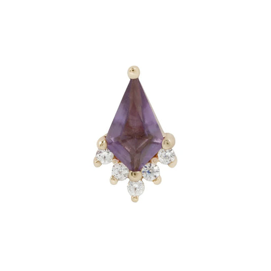 NOBLE AMETHYST - THREADLESS END *PRE-ORDER* Buddha Jewelry