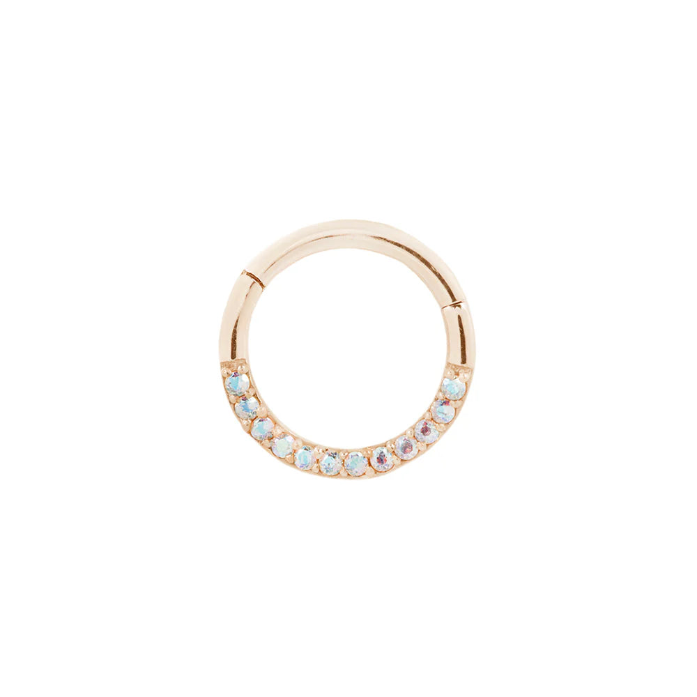 DIA + MERCURY MIST TOPAZ - CLICKER RING *PRE-ORDER* Buddha Jewelry