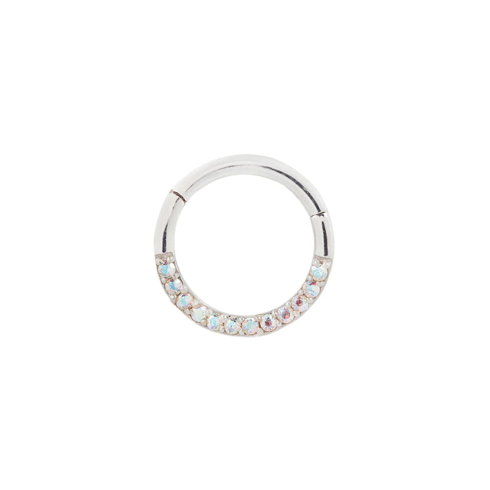 DIA + MERCURY MIST TOPAZ - CLICKER RING *PRE-ORDER* Buddha Jewelry