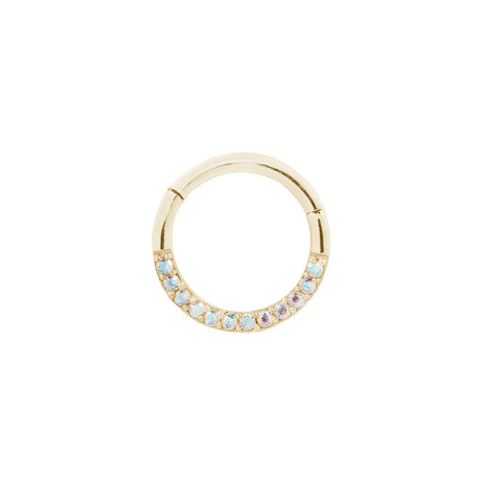 DIA + MERCURY MIST TOPAZ - CLICKER RING *PRE-ORDER* Buddha Jewelry
