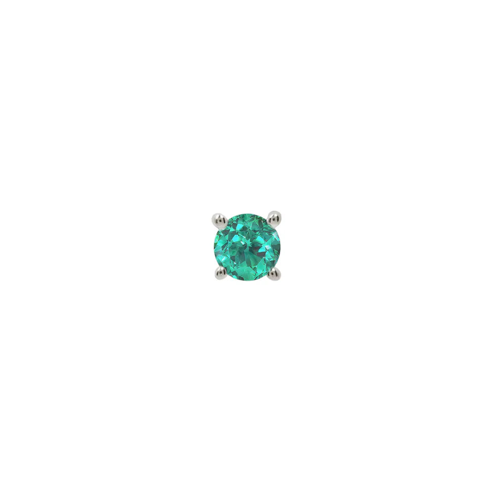 EMERALD PRONG (LAB GROWN) - THREADLESS END *PRE-ORDER* Buddha Jewelry