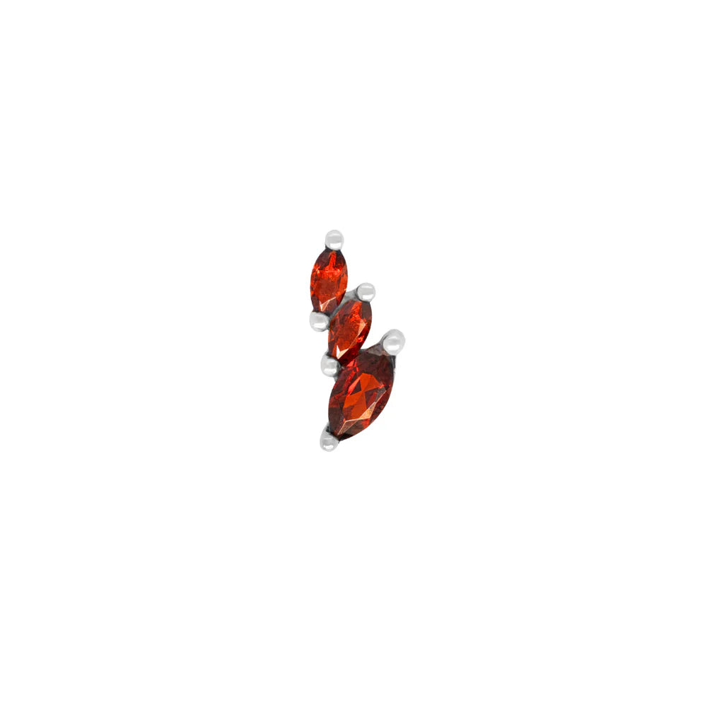 MULTIPLICITY + GARNET - THREADLESS END *PRE-ORDER* Buddha Jewelry