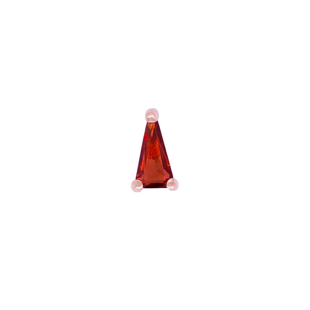 SEEK + GARNET - THREADLESS END *PRE-ORDER* Buddha Jewelry