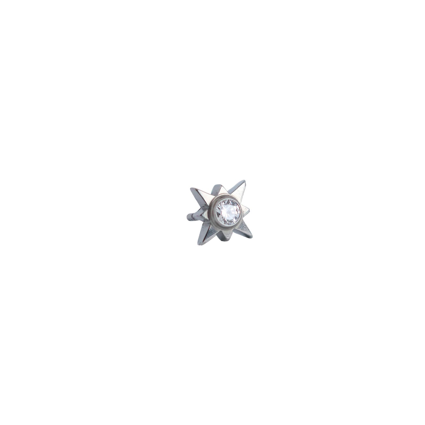 CZ BEZEL TWINKLE STAR - THREADLESS END *PRE-ORDER*  Divinity Metals