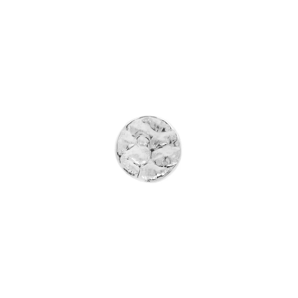 HAMMERED DISK - THREADLESS END *PRE-ORDER* Buddha Jewelry