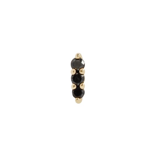 MISHKA 3 + BLACK DIAMOND - THREADLESS END *PRE-ORDER* Buddha Jewelry