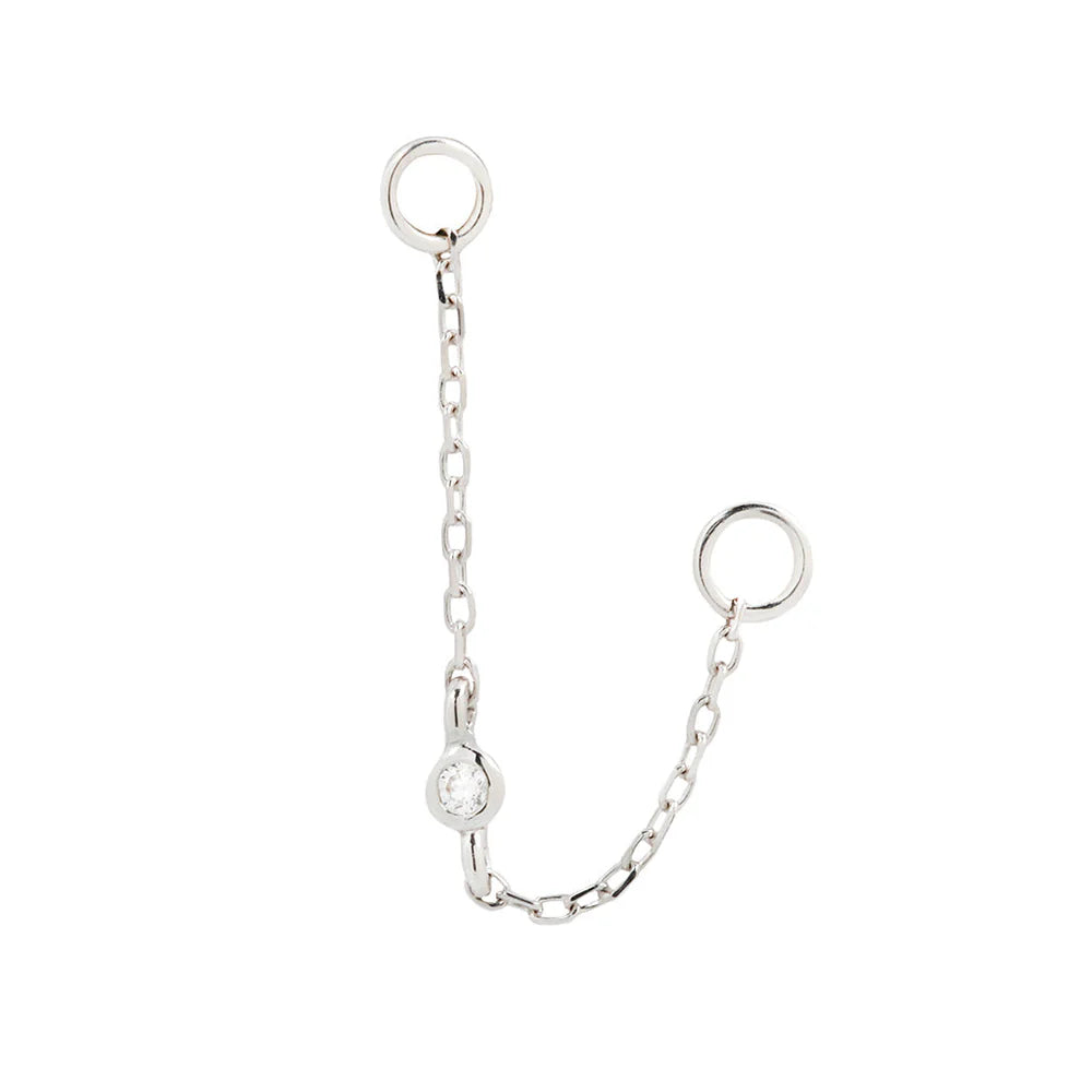 ROUND CENTER CZ - CHAIN *PRE-ORDER* Buddha Jewelry