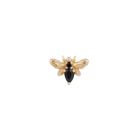 BEE CHIC + BLACK SPINEL - THREADLESS END *PRE-ORDER* Buddha Jewelry