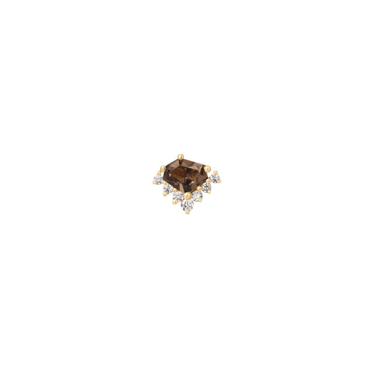 BONES + HONEY + SMOKY QUARTZ - THREADLESS END *PRE-ORDER* Buddha Jewelry