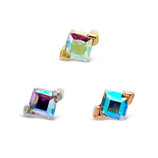 CELESTIAL + MERCURY MIST TOPAZ - THREADLESS END *PRE-ORDER* Buddha Jewelry