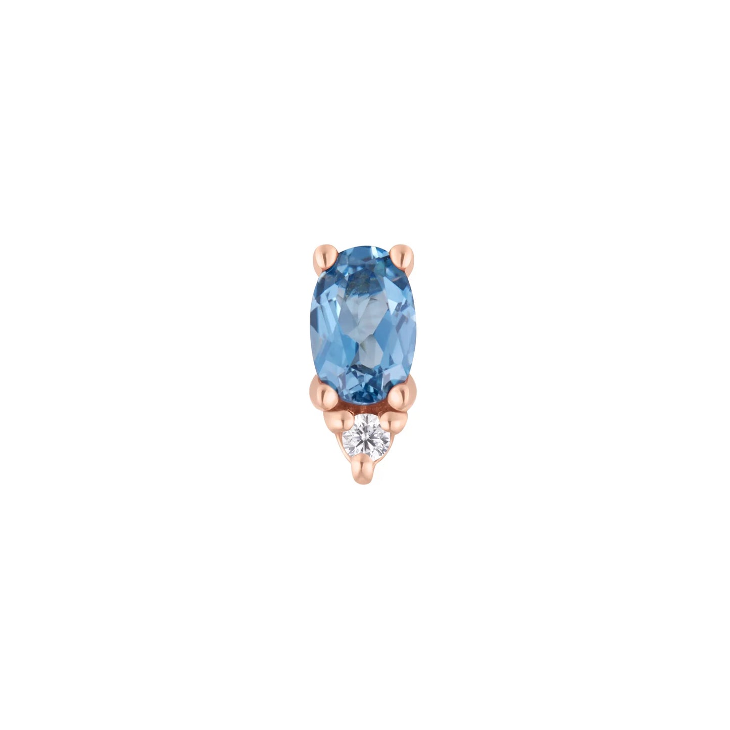 DESDEN + LONDON BLUE TOPAZ - THREADLESS END *PRE-ORDER* Buddha Jewelry