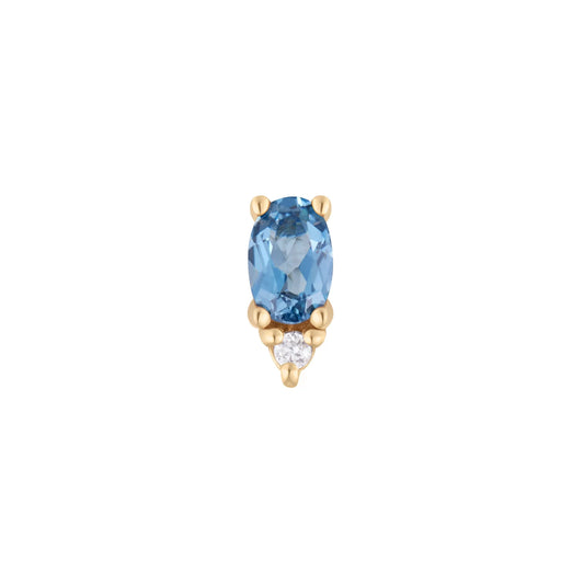 DESDEN + LONDON BLUE TOPAZ - THREADLESS END *PRE-ORDER* Buddha Jewelry