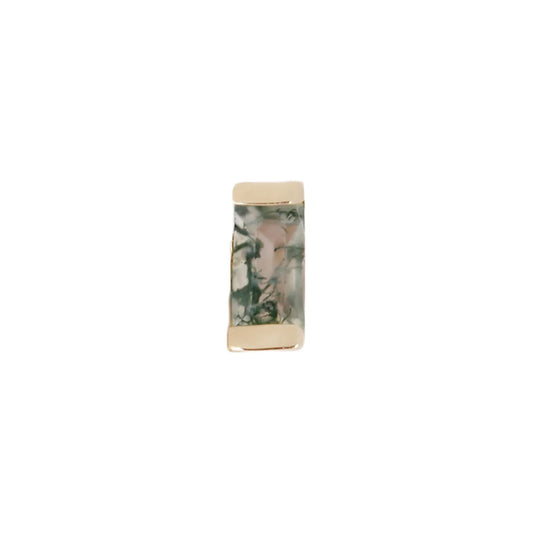 DESIRE + MOSS AGATE - THREADLESS END *PRE-ORDER* Buddha Jewelry