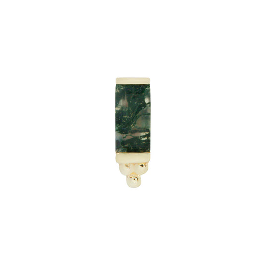 DIOR + MOSS AGATE - THREADLESS END *PRE-ORDER* Buddha Jewelry