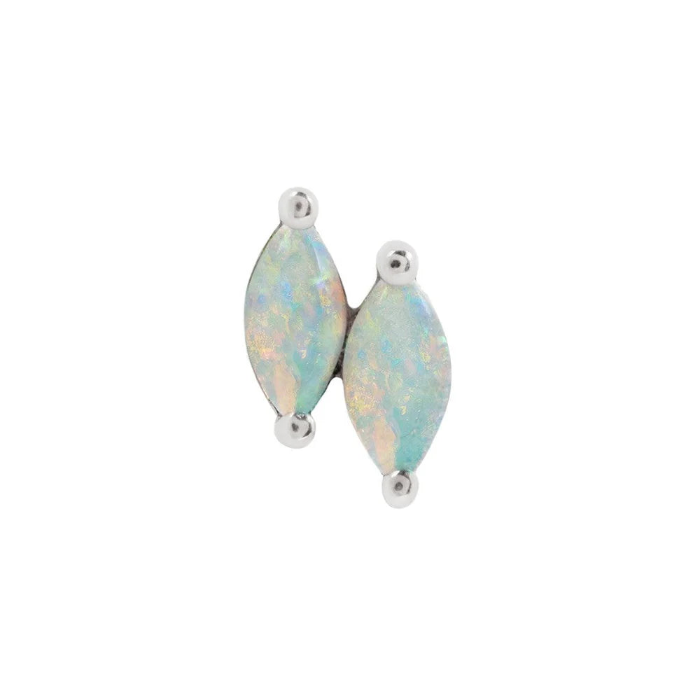 DOUBLE ZURI + OPAL - THREADLESS END *PRE-ORDER* Buddha Jewelry