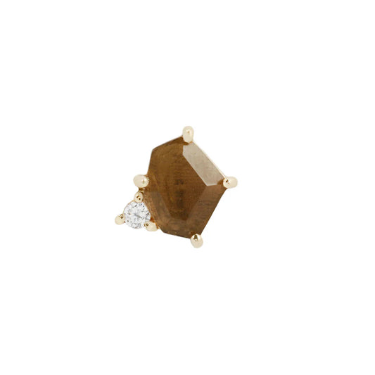 ELICIT + SMOKY QUARTZ - THREADLESS END *PRE-ORDER* Buddha Jewelry