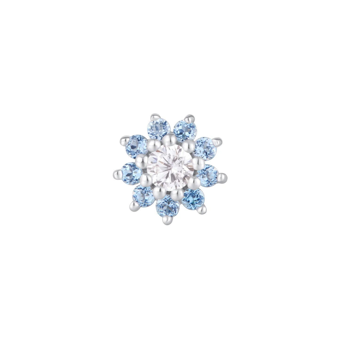 ELOISE + LONDON BLUE TOPAZ - THREADLESS END *PRE-ORDER* Buddha Jewelry