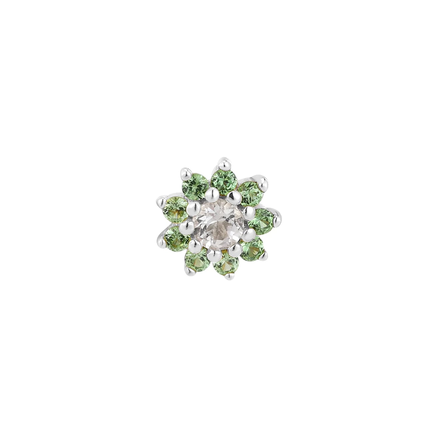 ELOISE + TSAVORITE - THREADLESS END *PRE-ORDER* Buddha Jewelry