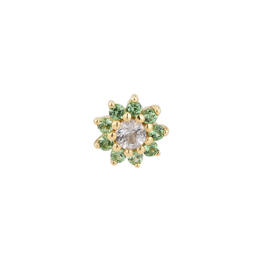 ELOISE + TSAVORITE - THREADLESS END *PRE-ORDER* Buddha Jewelry