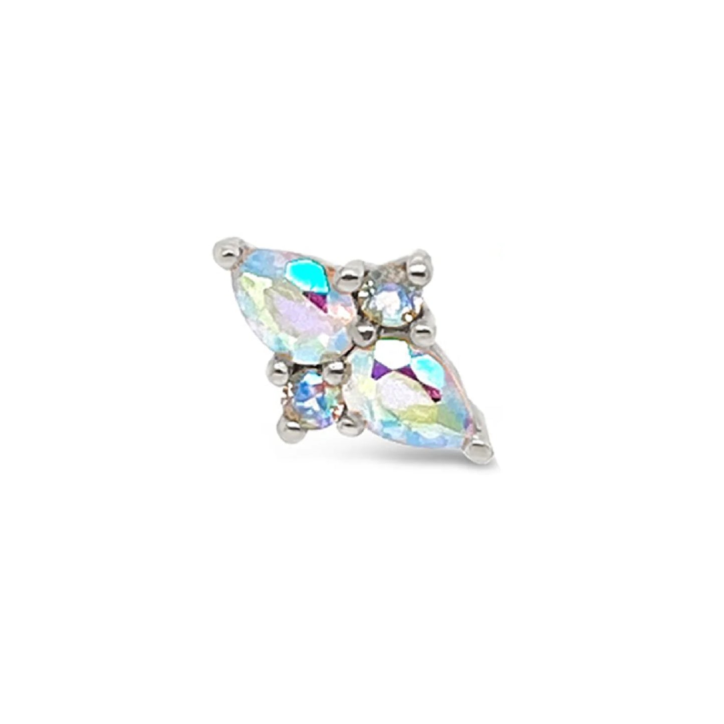 ETHEREAL + MERCURY MIST TOPAZ - THREADLESS END *PRE-ORDER* Buddha Jewelry