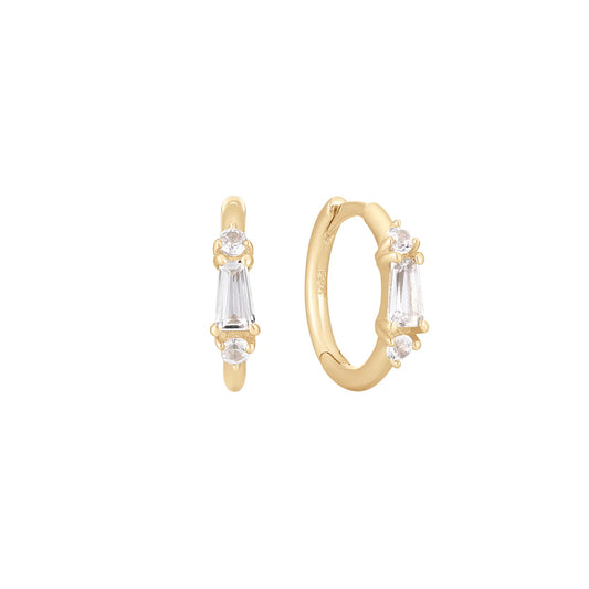 MAEVE + WHITE TOPAZ + WHITE SAPPHIRE - CLICKER RING *PRE-ORDER* Buddha Jewelry