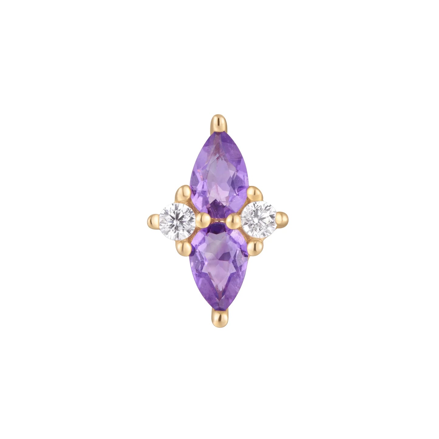 ETHEREAL + AMETHYST - THREADLESS END *PRE-ORDER* Buddha Jewelry