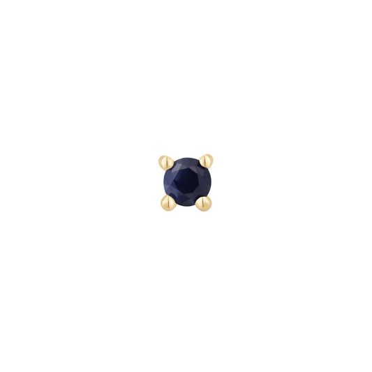 BLUE SAPPHIRE PRONG - THREADLESS END *PRE-ORDER* Buddha Jewelry