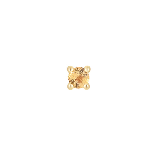 CITRINE PRONG - THREADLESS END *PRE-ORDER* Buddha Jewelry