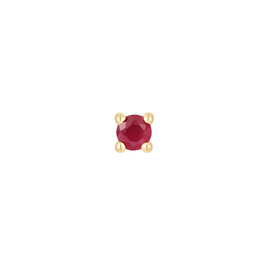 RUBY PRONG - THREADLESS END *PRE-ORDER* Buddha Jewelry