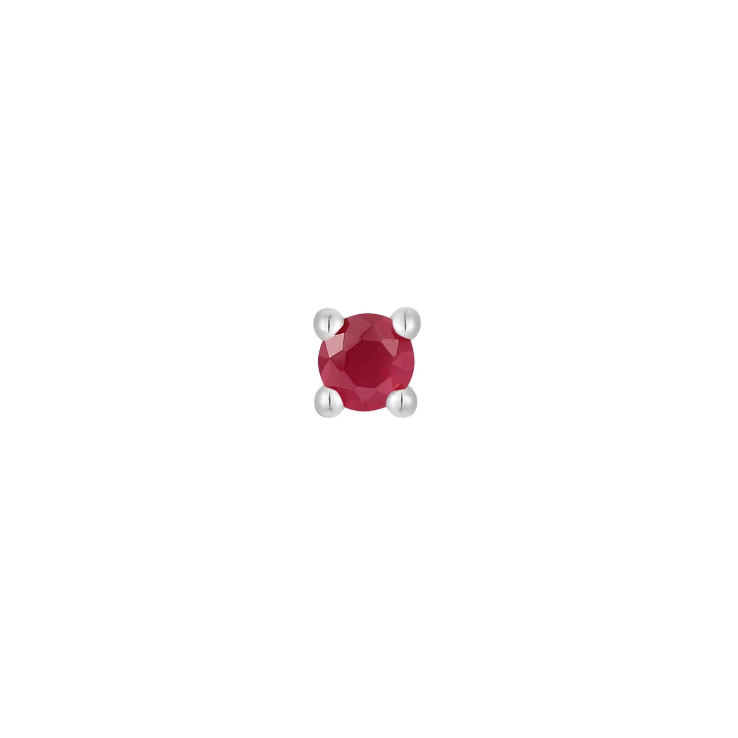 RUBY PRONG - THREADLESS END *PRE-ORDER* Buddha Jewelry