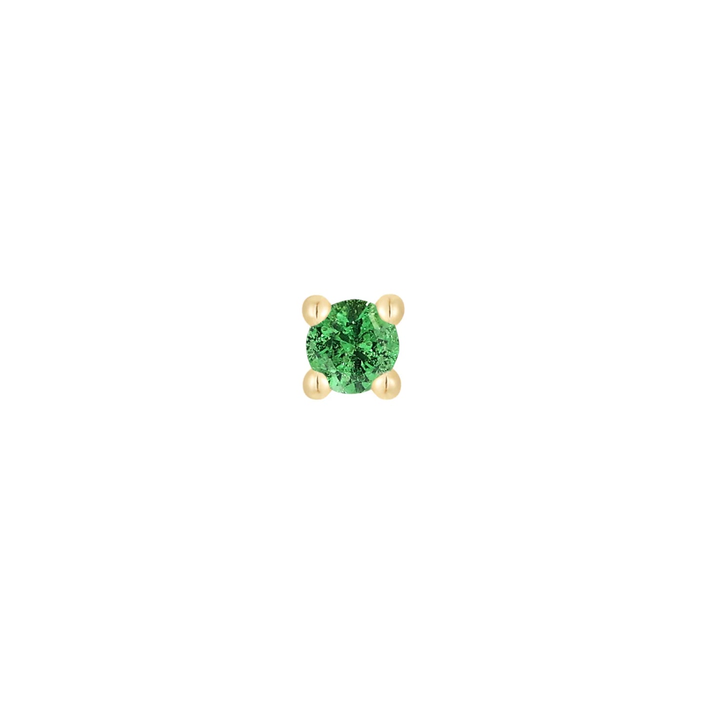 TSAVORITE PRONG - THREADLESS END *PRE-ORDER* Buddha Jewelry