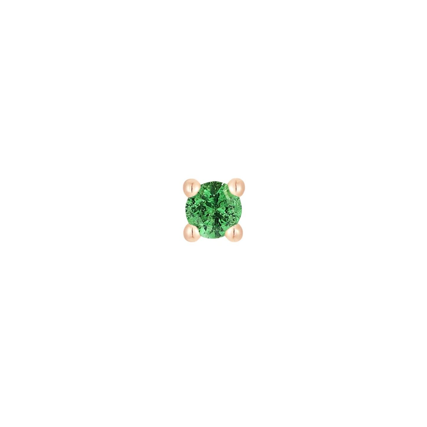 TSAVORITE PRONG - THREADLESS END *PRE-ORDER* Buddha Jewelry