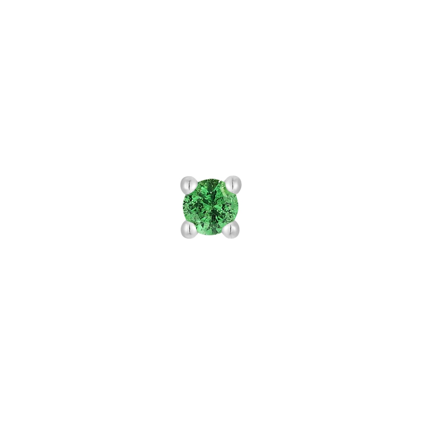 TSAVORITE PRONG - THREADLESS END *PRE-ORDER* Buddha Jewelry