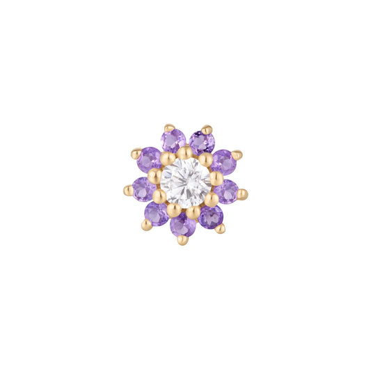 ELOISE + AMETHYST - THREADLESS END *PRE-ORDER* Buddha Jewelry