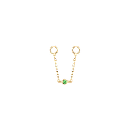 ROUND CENTER + TSAVORITE - CHAIN *PRE-ORDER* Buddha Jewelry