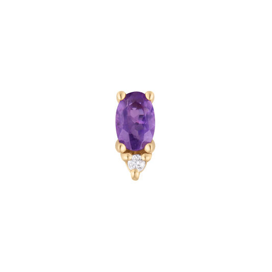 DESDEN + AMETHYST - THREADLESS END *PRE-ORDER* Buddha Jewelry