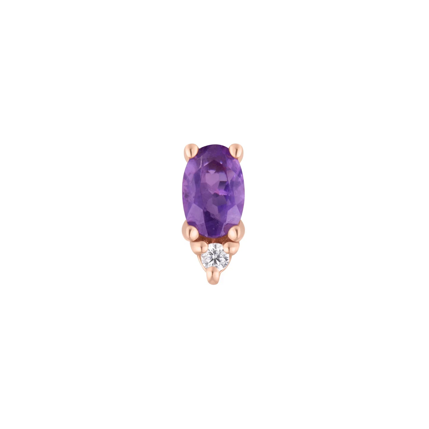 DESDEN + AMETHYST - THREADLESS END *PRE-ORDER* Buddha Jewelry