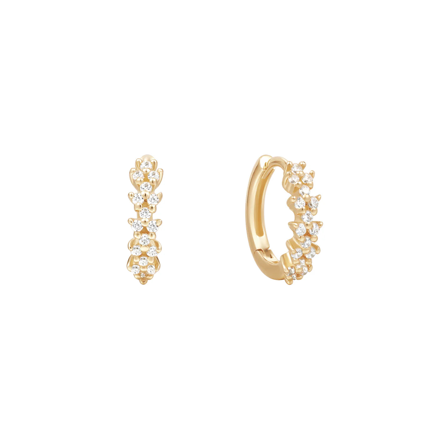 SABINE + WHITE SAPPHIRE - CLICKER RING *PRE-ORDER* Buddha Jewelry