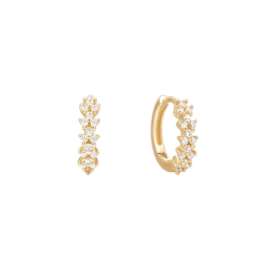 SABINE + WHITE SAPPHIRE - CLICKER RING *PRE-ORDER* Buddha Jewelry