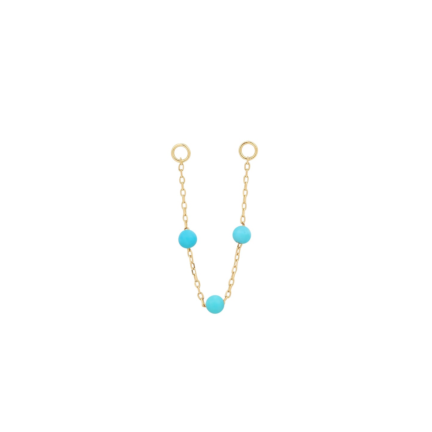 3 BEAD + TURQUOISE - CHAIN *PRE-ORDER* Buddha Jewelry