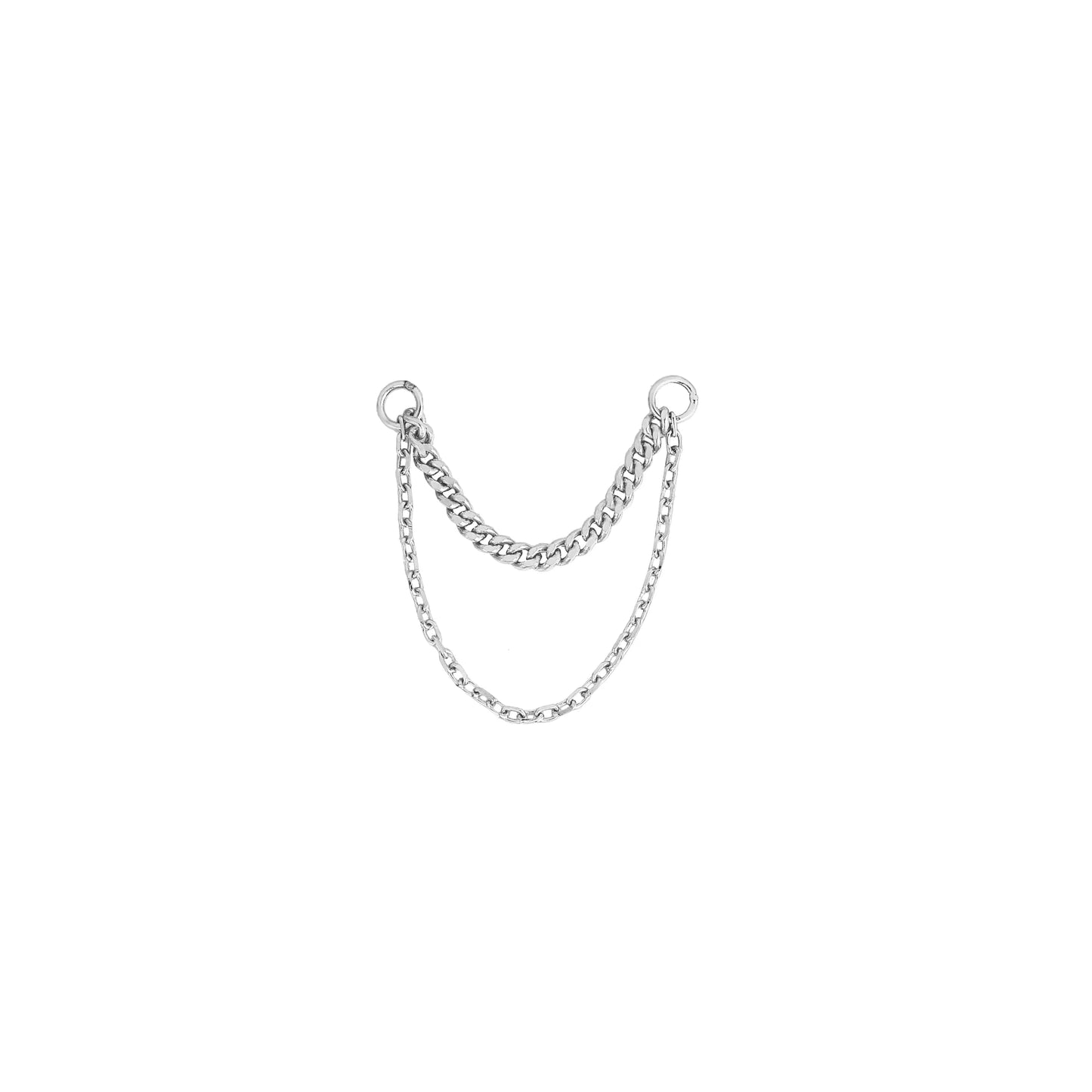 DIAMOND CUT + SIDE CHAIN - CHAIN *PRE-ORDER* Buddha Jewelry