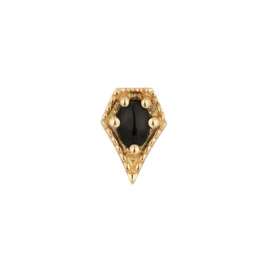 CADENCE + BLACK SPINEL - THREADLESS END *PRE-ORDER* Buddha Jewelry
