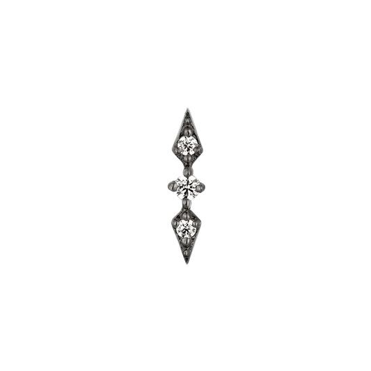 WORTHY + BLACK RHODIUM - THREADLESS END *PRE-ORDER* Buddha Jewelry